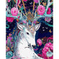 DIY Digital Oil Painting By Numbers Kits Flower Deer Wall Art