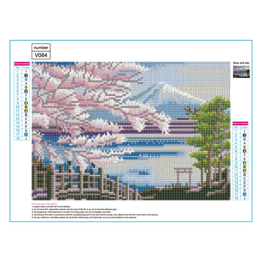 Diamond Painting - Full Round - Cherry Blossom