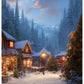 Winter Scenery | Full Round/Square Diamond Painting Kits 50x70cm 60x80cm C