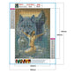 Diamond Painting - Full Round - Woman Wolf