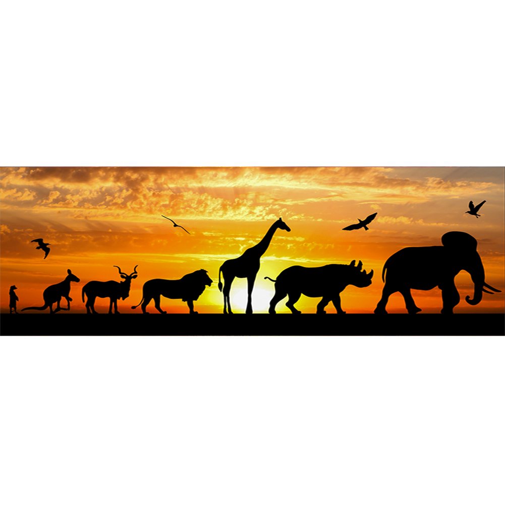 Animals Full Round Square Diamond Painting Kits 30 x 90cm