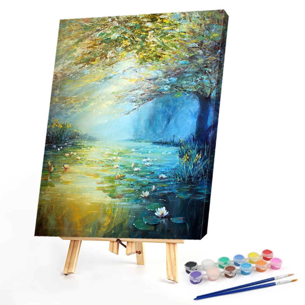 Paint By Number - Oil Painting - Scenery on The River(50*40cm)
