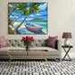 Paint By Number - Oil Painting - Sea Boats (40*50cm)