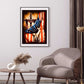5D DIY Diamond Painting Kit - Full Round - Cross & Us Flag