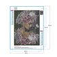 Diamond Painting - Full Round - Flower And Lady