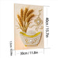 DIY Pearl Painting With Frame - Handmade Self-Adhesive Pearls - Wheat Ingot (30*40cm) A