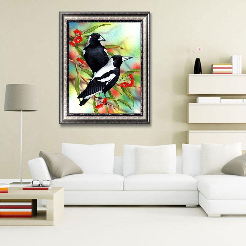 Diamond Painting - Full Round - Black Bird