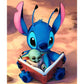Reading Stitch Oil Paint By Numbers DIY Painting