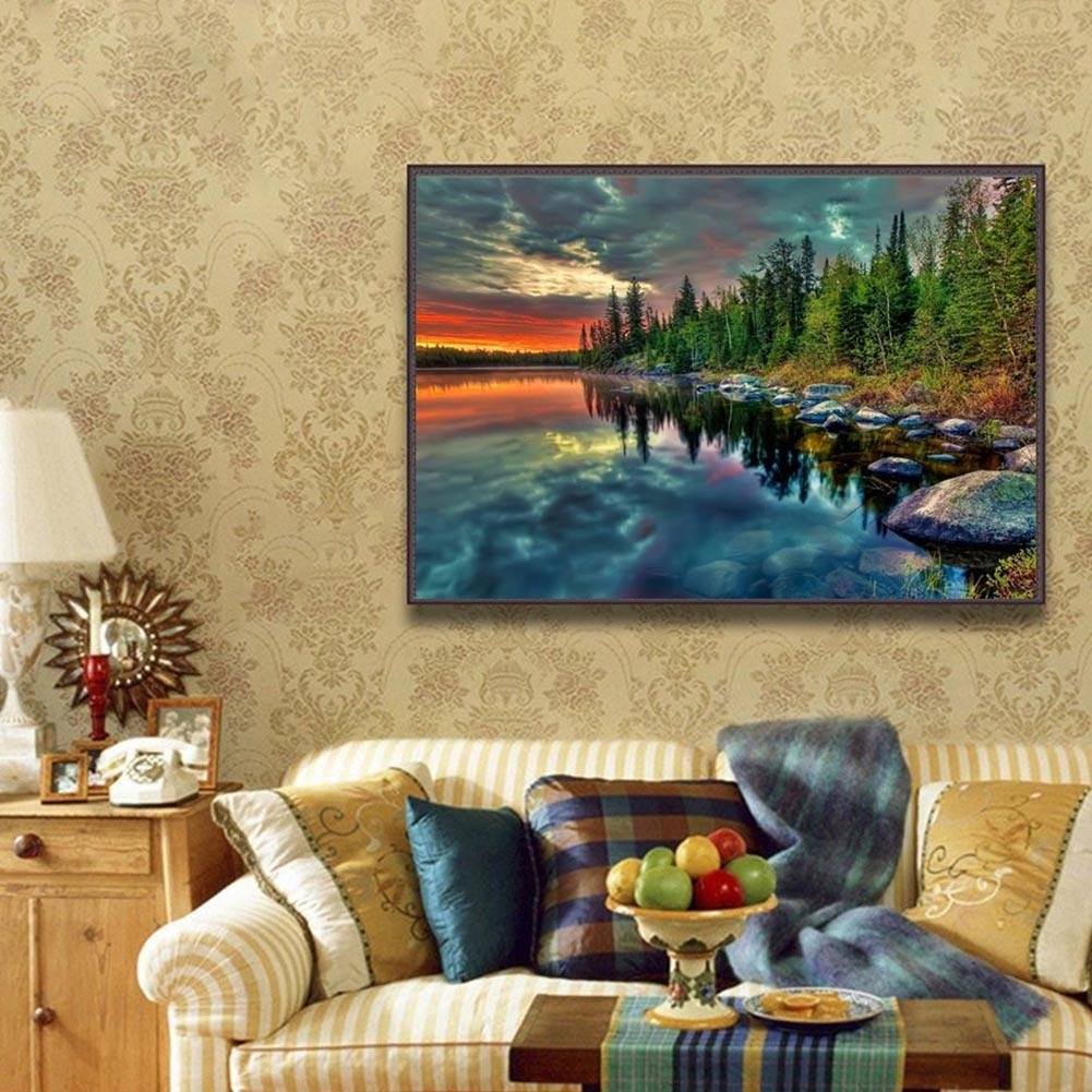 Diamond Painting - Full Round -Lake Forest