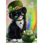 5D DIY Diamond Painting Kit Full Round Drill Black Cat