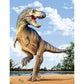 5D Diy Diamond Painting Kit Full Round Beads Dinosaur