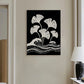 DIY Pearl Painting With Frame - Handmade Self-Adhesive Pearls - Ginkgo Leaves (30*40cm) B