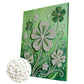 DIY Pearl Painting With Frame - Handmade Self-Adhesive Pearls - Clover (30*40cm)
