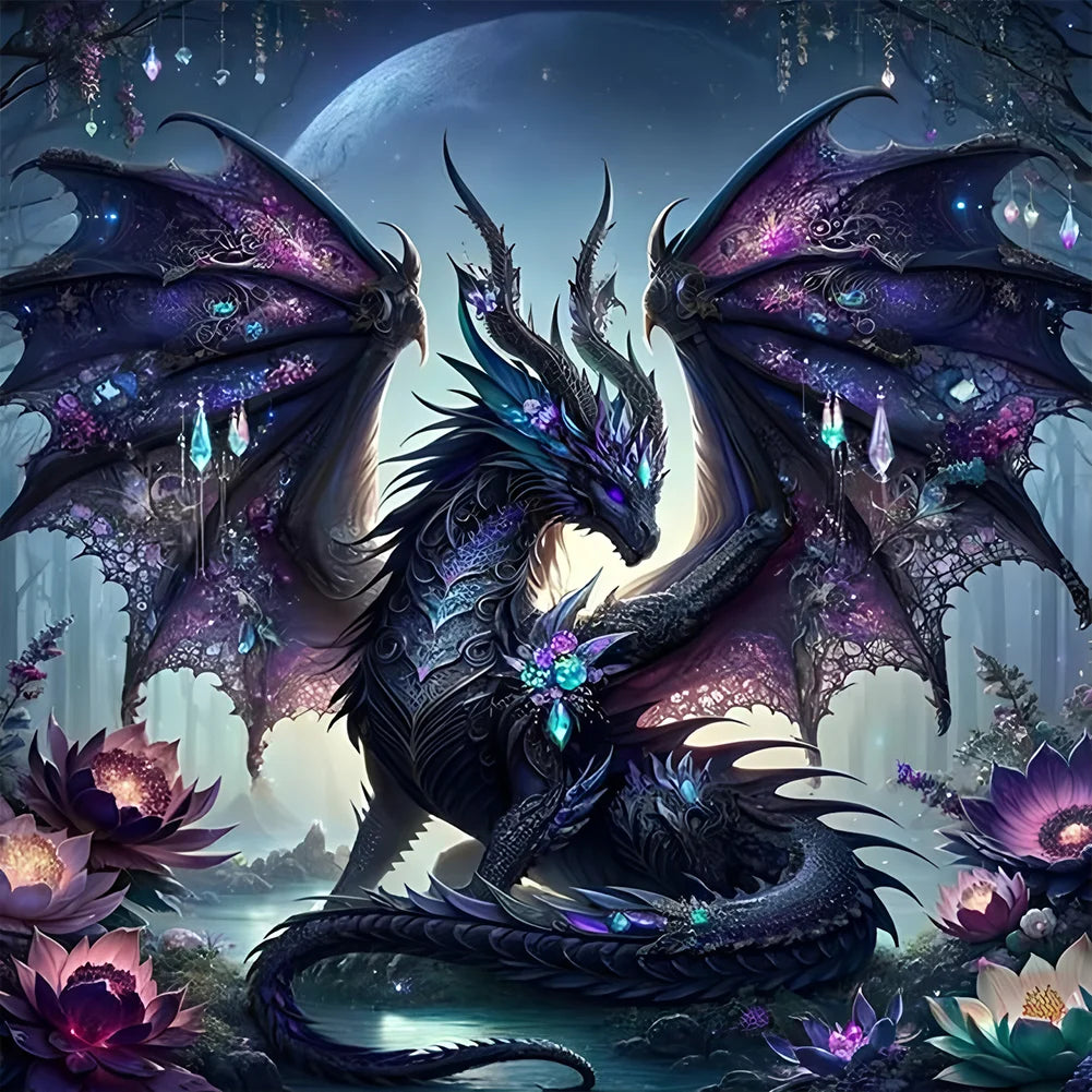 Diamond Painting - Full Round / Square - Pterosaur