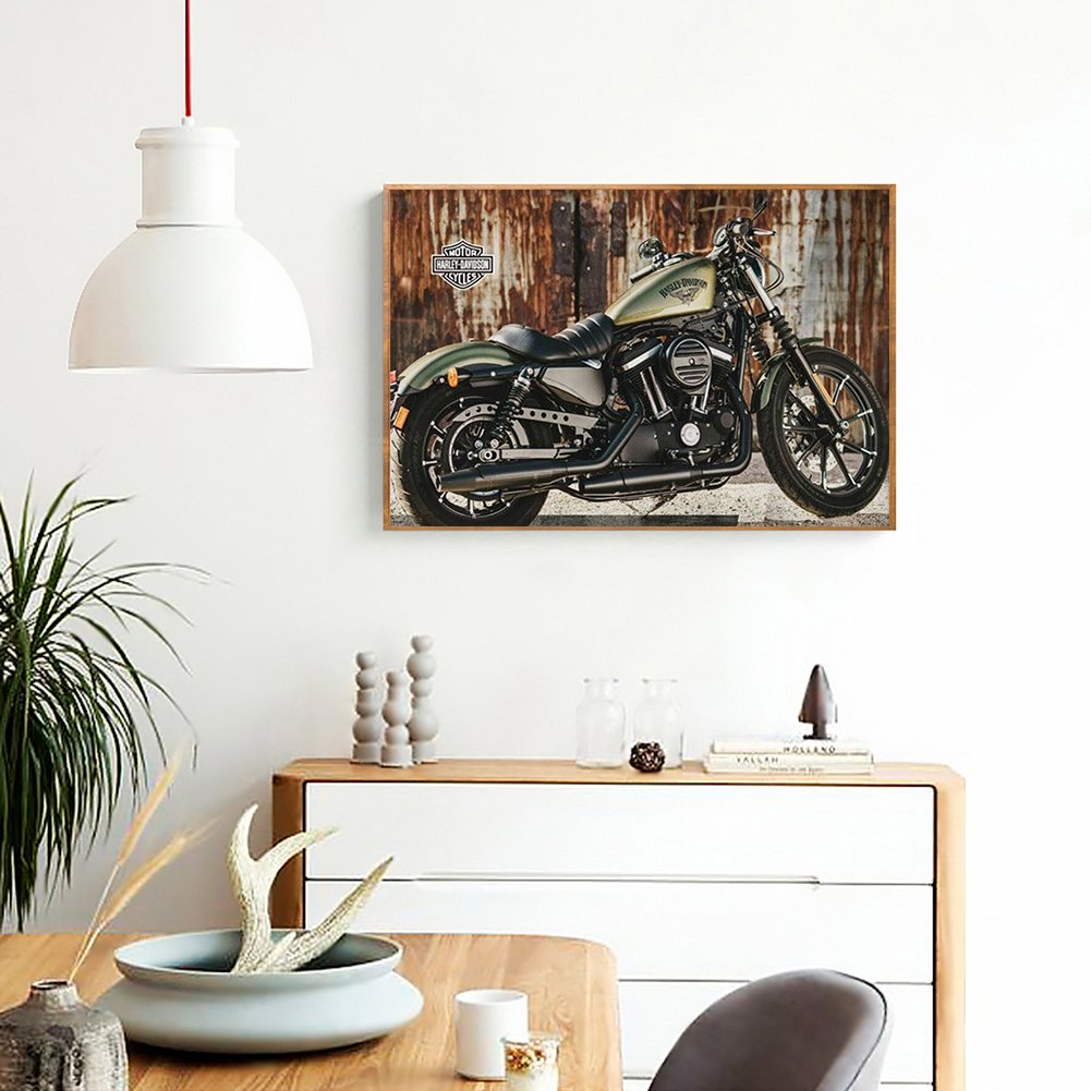 Diamond Painting - Full Round - Motorcycle D