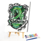Harry Potter Logo Hand Painted Oil Paint By Numbers Home Decor Art