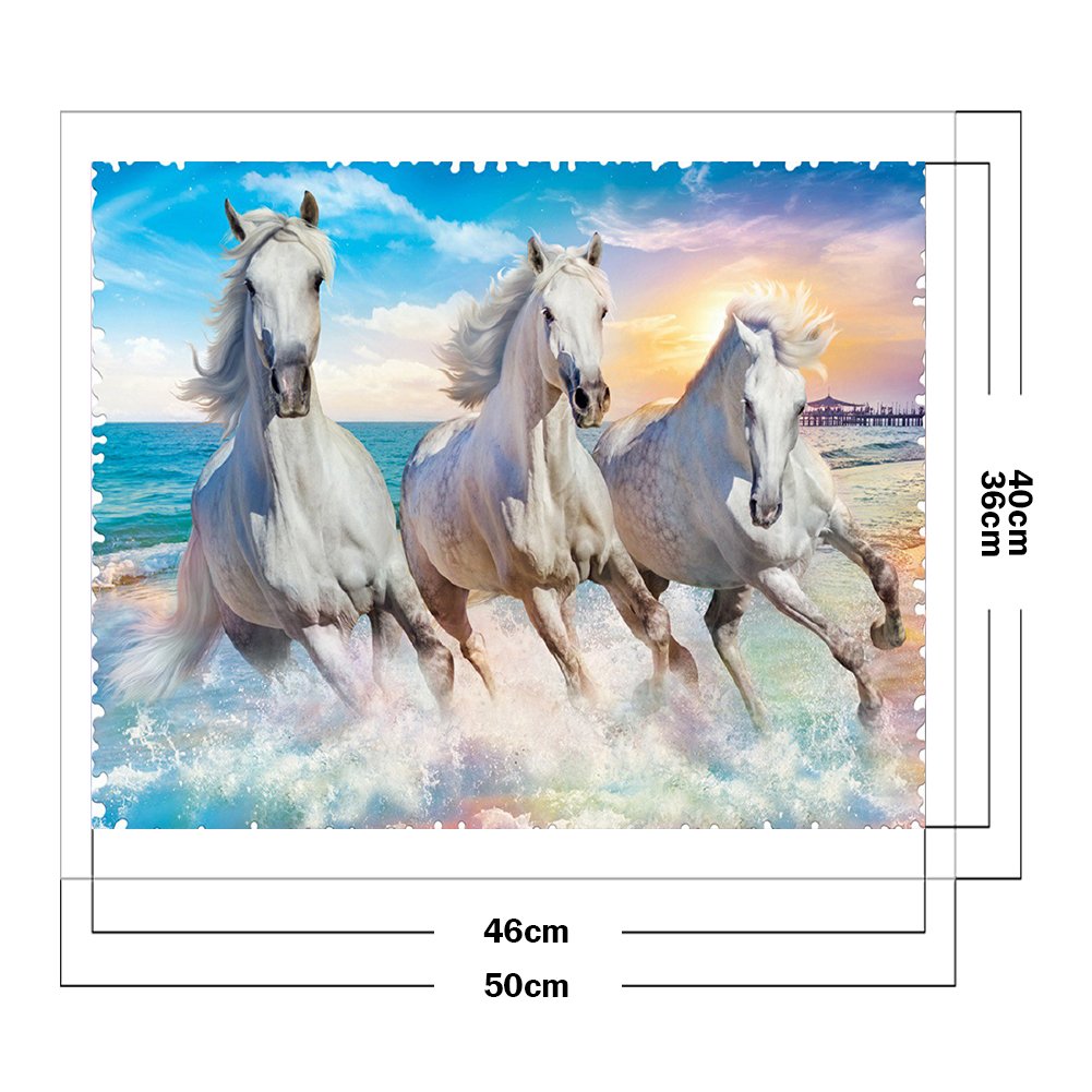 11ct Stamped Cross Stitch - Horse (50*40cm) B