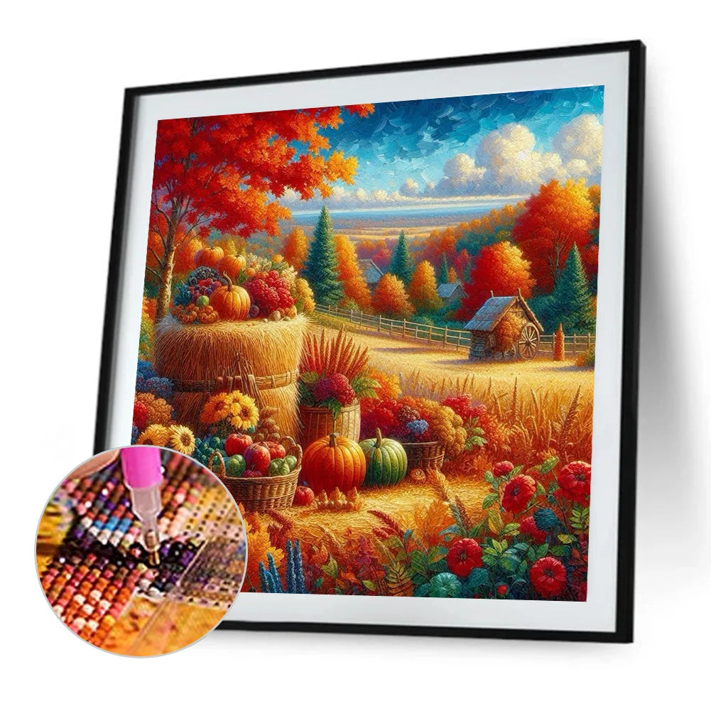 Diamond Painting - Full Round / Square - Autumn Straw