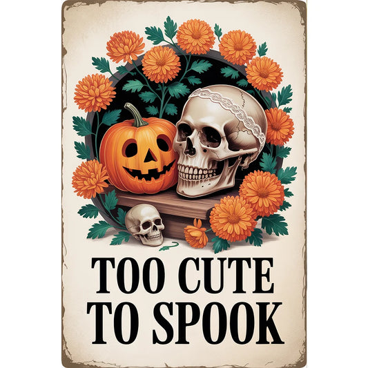 Diamond Painting - Full Round - Halloween Pumpkin Skeleton (30*45cm)