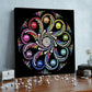 DIY Pearl Painting With Frame - Handmade Self-Adhesive Pearls - Swirl Color Mandala (25*25cm)
