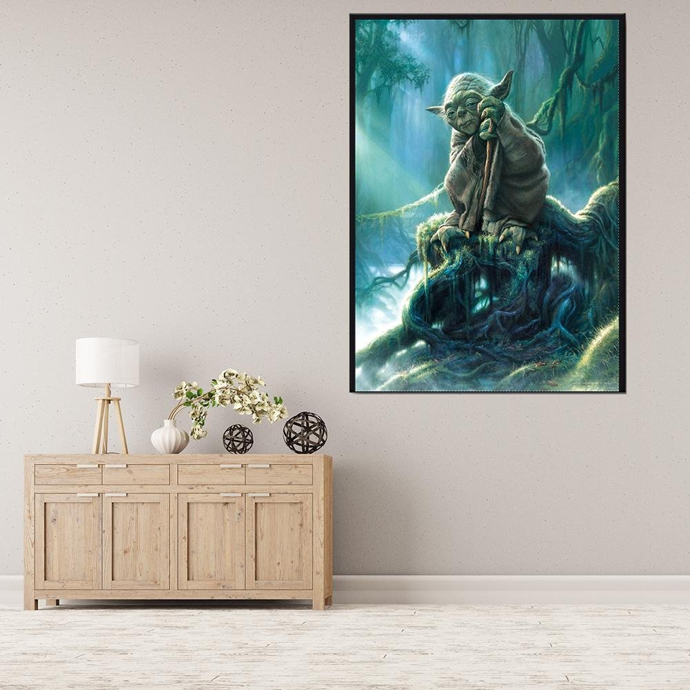 Diamond Painting - Full Round - Yoda I