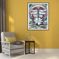 5D DIY Diamond Painting Kit - Full Round - Dragonfly D