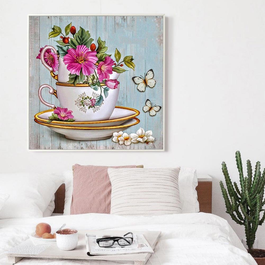 5D DIY Diamond Painting Kit - Full Round - Flowers A