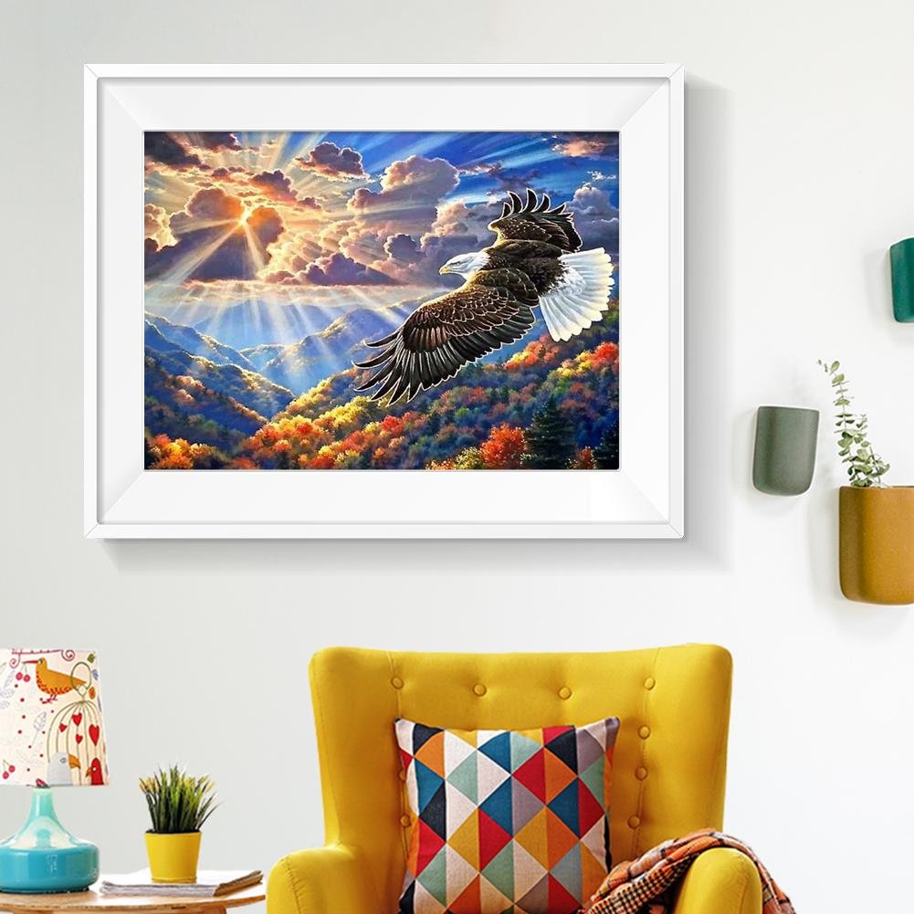 Diamond Painting - Full Round - Flying Eagle B