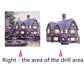 5D DIY Diamond Painting Kit - Partial Round - Lighting Warm House