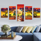 African Scenery Full Round Beads Art