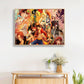 Oil Painting By Numbers Anime Figure DIY Canvas Coloring Picture
