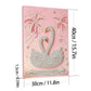 DIY Pearl Painting With Frame - Handmade Self-Adhesive Pearls - Swan (30*40cm)
