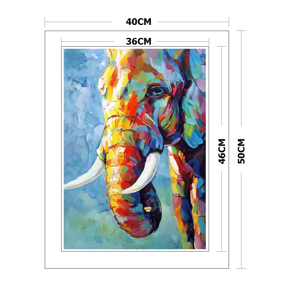 11ct Stamped Cross Stitch - Elephant(40*50cm) B