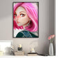 Purple Hair Beauty Diamond Painting Home Decoration