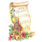 Diamond Paintings Art Full Drill Flower Musical Instrument