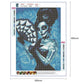 Diamond Painting - Full Round - Skull Women with Fan