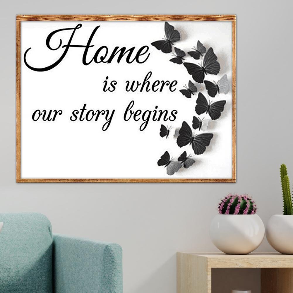 Diamond Painting - Full Round - Home Story B