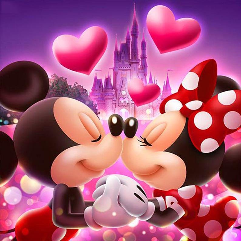 Diamond Paintings Art Full Drill Mickey & Minnie