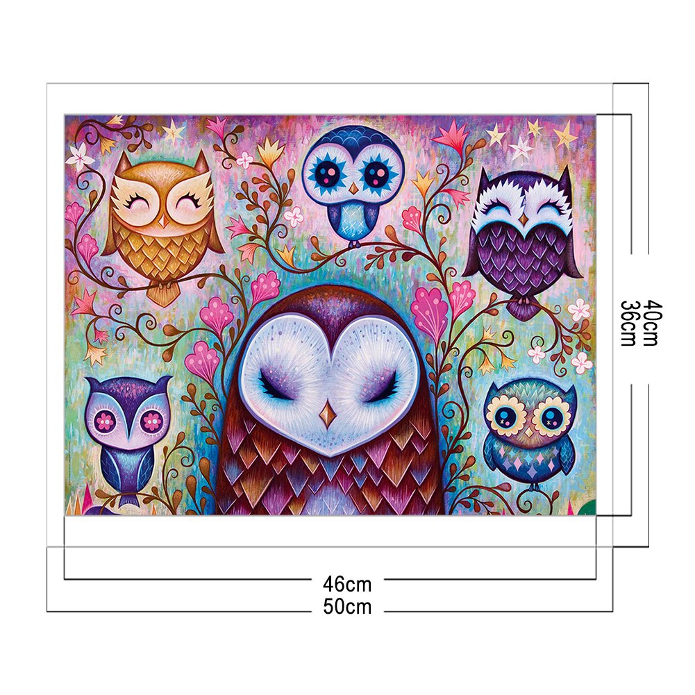 11ct Stamped Cross Stitch - Owl (50*40cm)