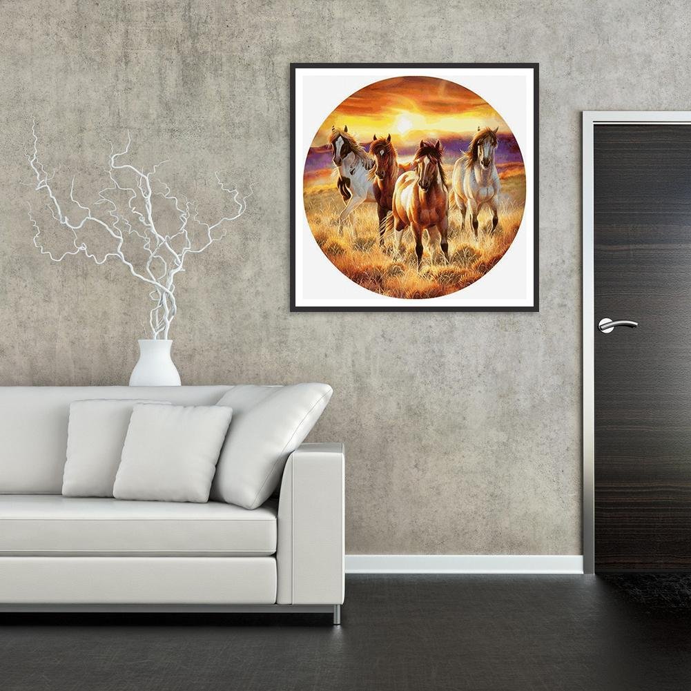 Diamond Painting - Full Round - Horse A