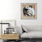 Diamond Painting - Full Round - Black White Dragon A