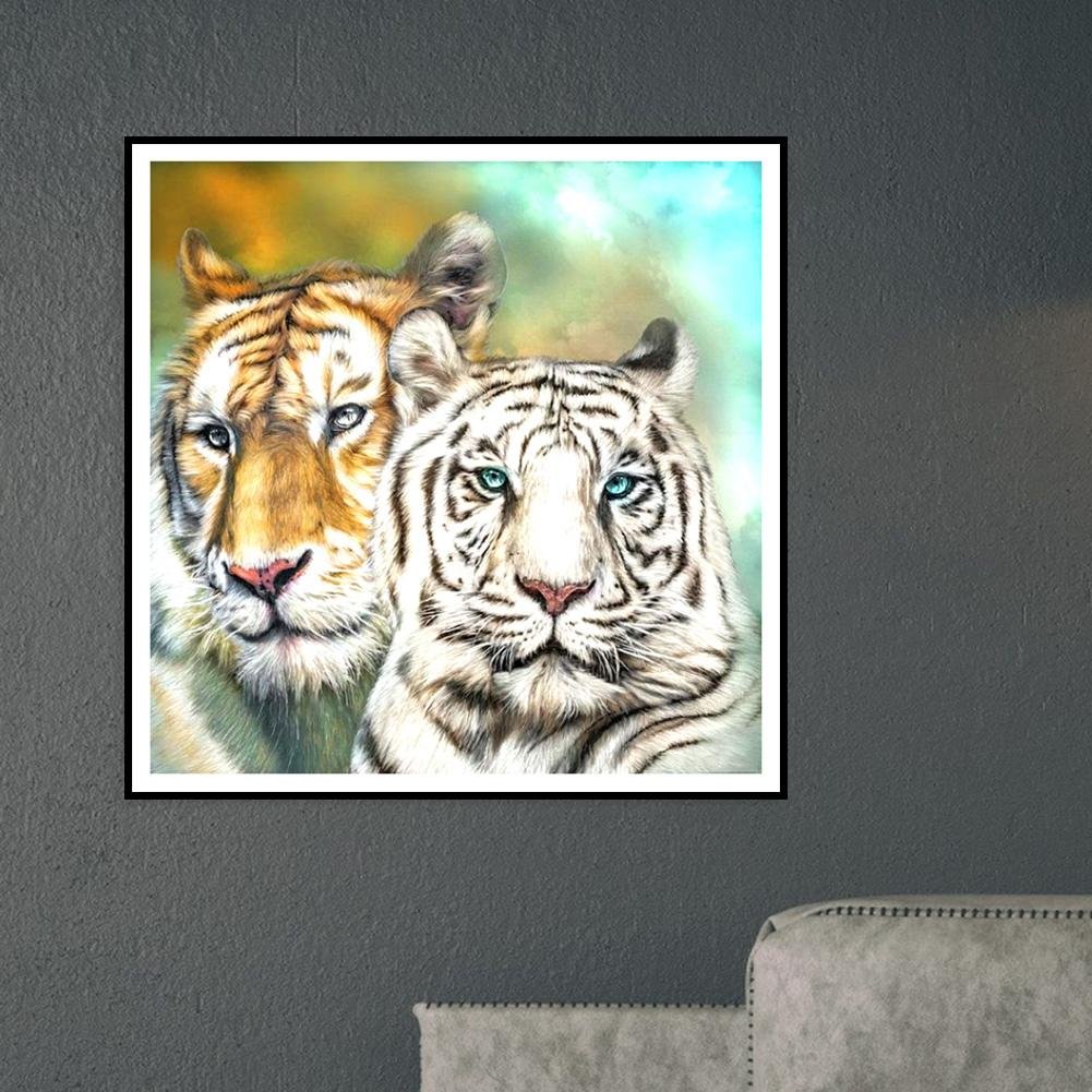 Diamond Painting - Full Square - Tigers
