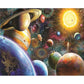 Painting By Numbers Kit DIY Planet Hand Painted Canvas Oil Art Picture