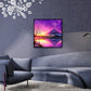 Diamond Painting - Full Round - Purple Snow Mountain