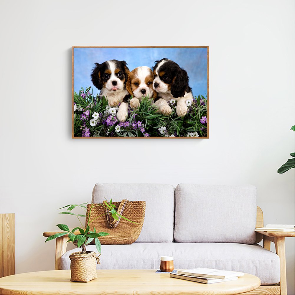 Diamond Painting - Full Round - Dog 24
