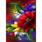 5D Diy Diamond Painting Kit Full Round Beads Passion Flower
