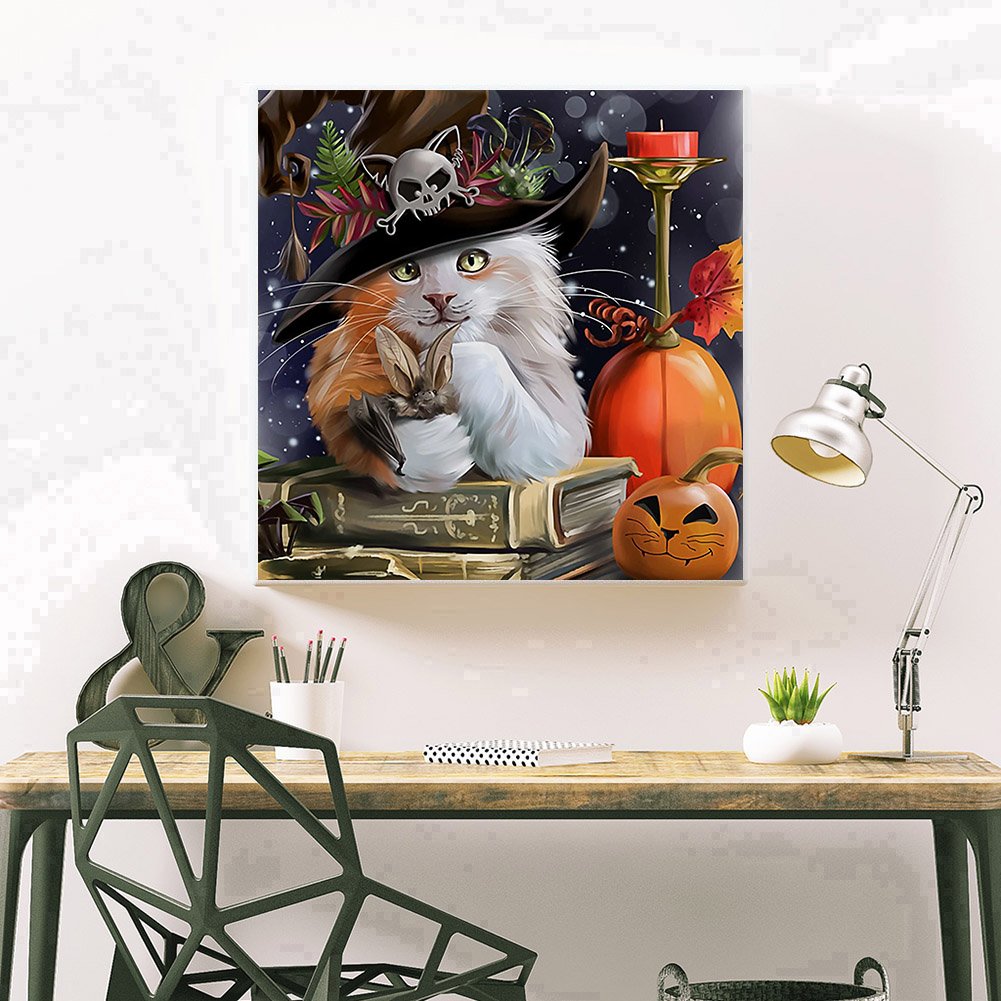 5D DIY Diamond Painting Kit - Full Round - Halloween A