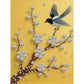 DIY Pearl Painting With Frame - Handmade Self-Adhesive Pearls - Bird (30*40cm) B