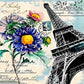 Diamond Painting - Full Round / Square - Eiffel Tower Stamp B