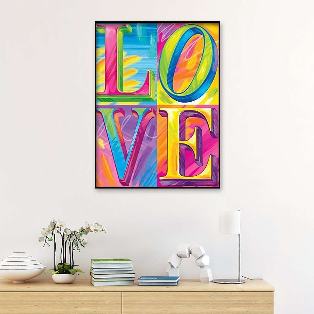 Diamond Painting - Full Round - Love (35*45cm)